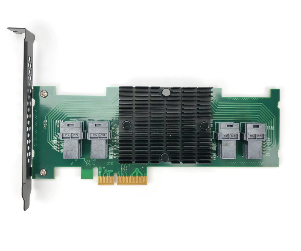 16 port PCIe to SATA expansion card