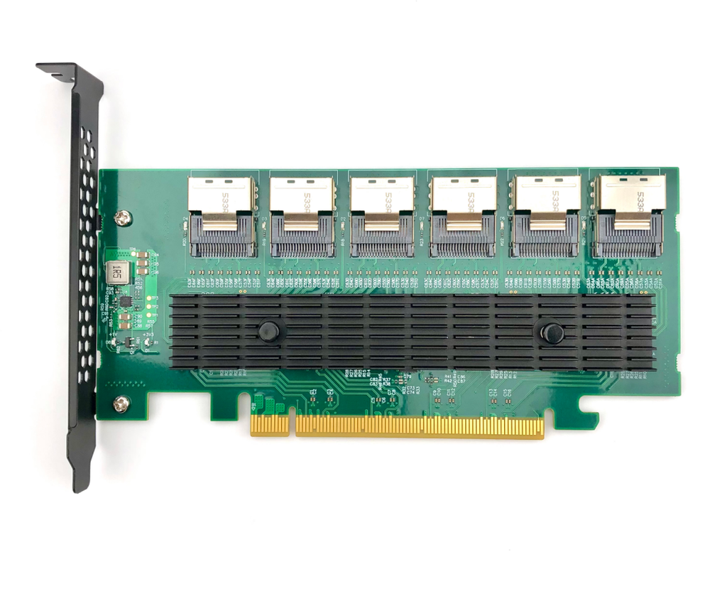 24 port PCIe to SATA expansion card