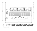 24 port PCIe to SATA expansion card