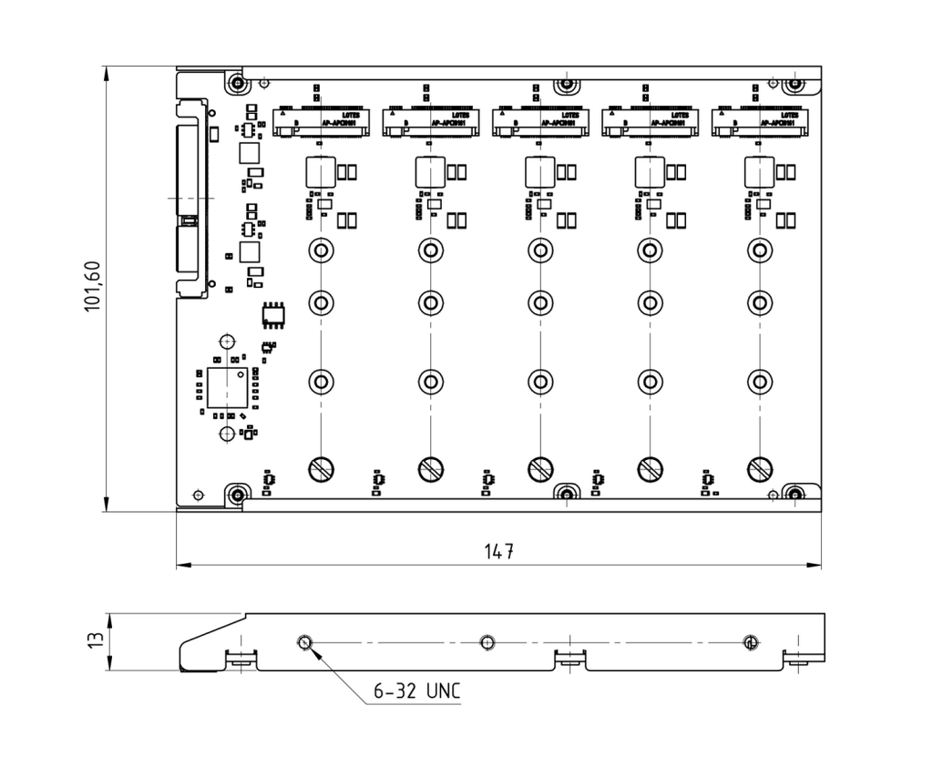 5 M.2 SATA SSD to 3.5" SATA converter