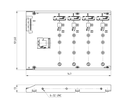 MiniSAS to 4 M.2 SATA SSD adapter