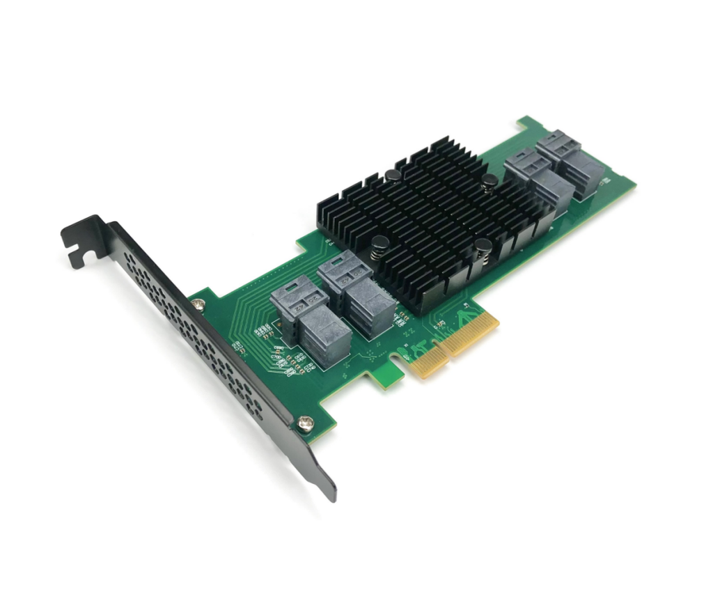 16 port PCIe to SATA expansion card