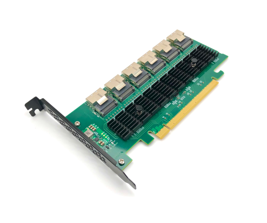 24 port PCIe to SATA expansion card